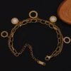 2 layer chain with charms bracelet - Image 4