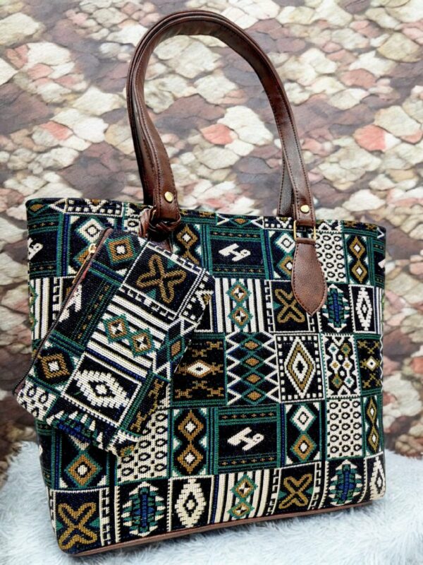 JACQUARD TOTE - Image 2