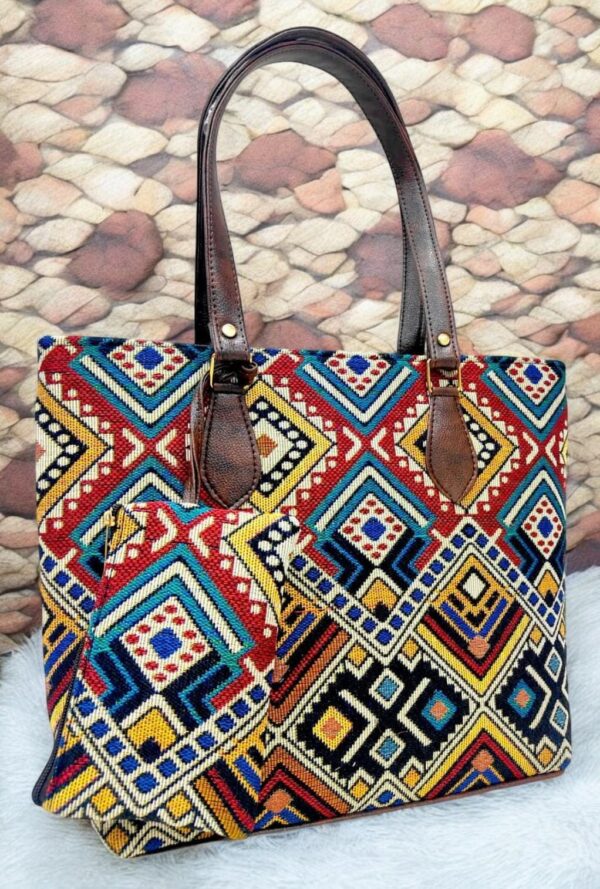 JACQUARD TOTE - Image 4