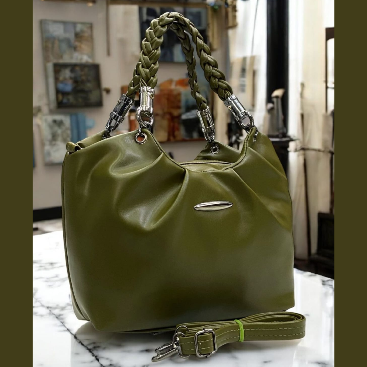 braided top handles - Image 2