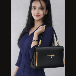 Elegant black handbag